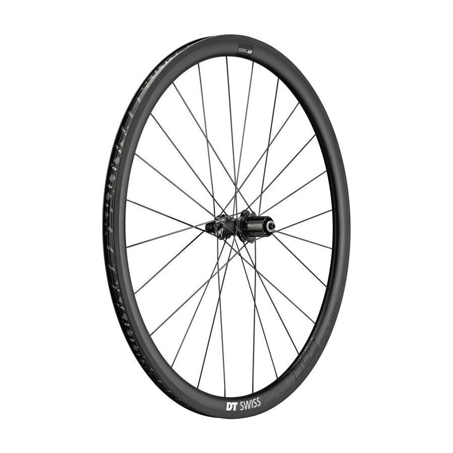 ruota posteriore prc 1400 spline 28 18mm qr 5x130mm shimano 11v freno al cerchio