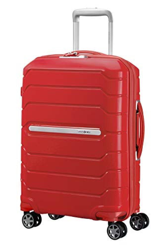 (TG. 55 cm) Samsonite Flux Spinner Bagaglio a Mano, S (55 cm-44 Litri), Rosso (R