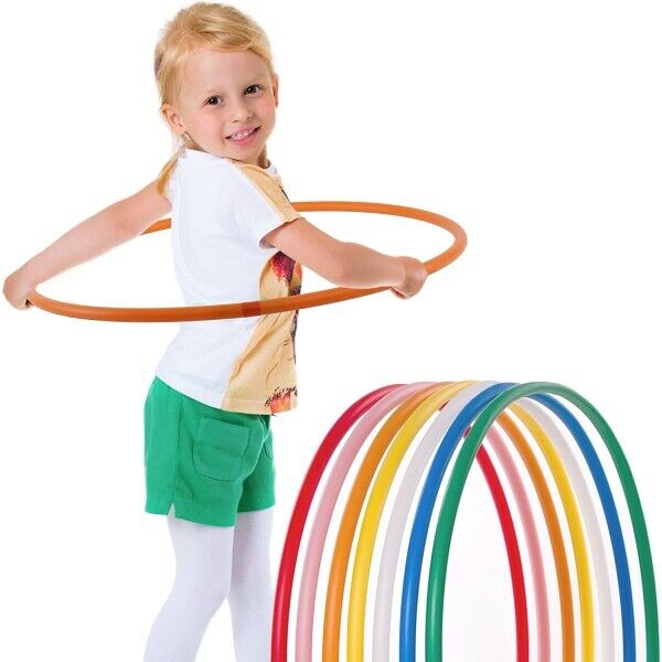 Hula Hoop Cerchio Anello 60 Cm Ginnastica Sport Bambini Colori Random 2 Pezzi