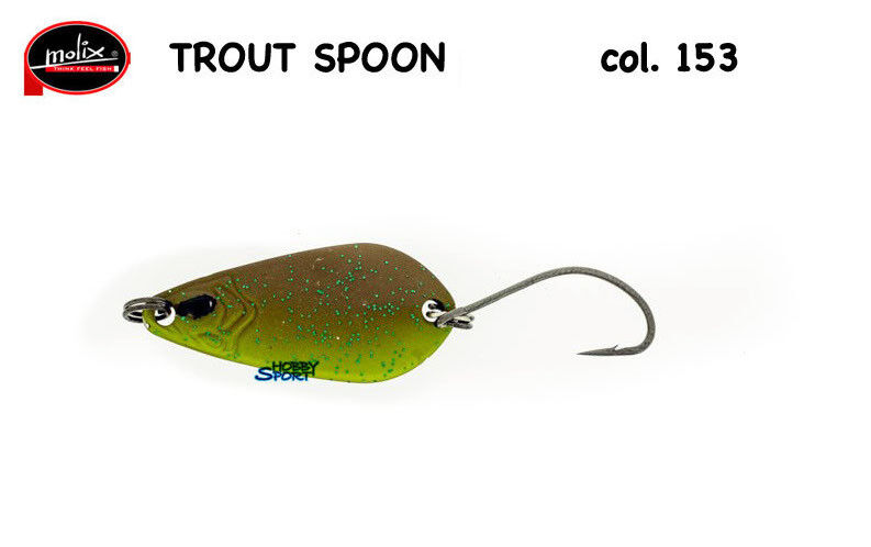 MOLIX TROUT SPOON  3,5 GR COLORE 153 PELLET SPINNING LAGO AREA TROUT