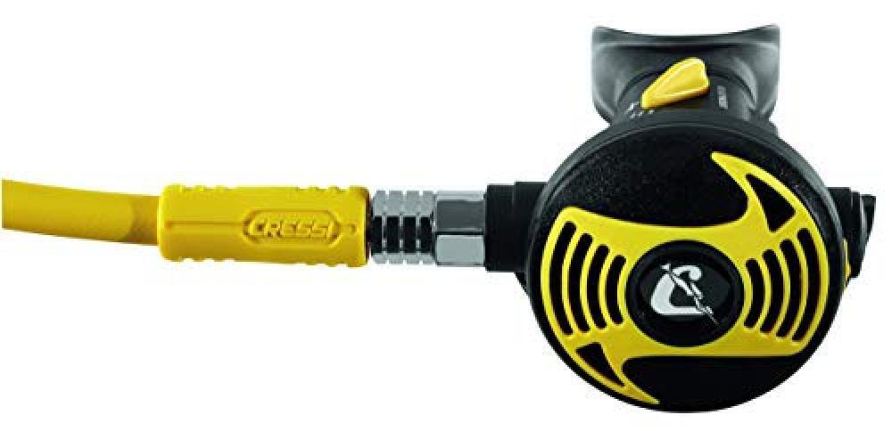 (TG. Taglia unica) Cressi Octopus XS-Octupus/Secondo Stadio Completo di fusta pe