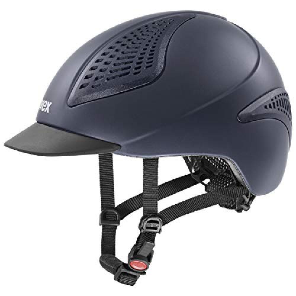 (TG. 59-61 cm) uvex exxential II, casco da equitazione leggero unisex, regolazio