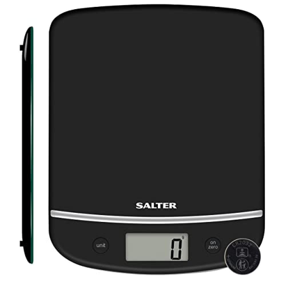 bilancia da cucina digitale di precisione SALTER 1056 BKDR Aquatronic, ampio dis