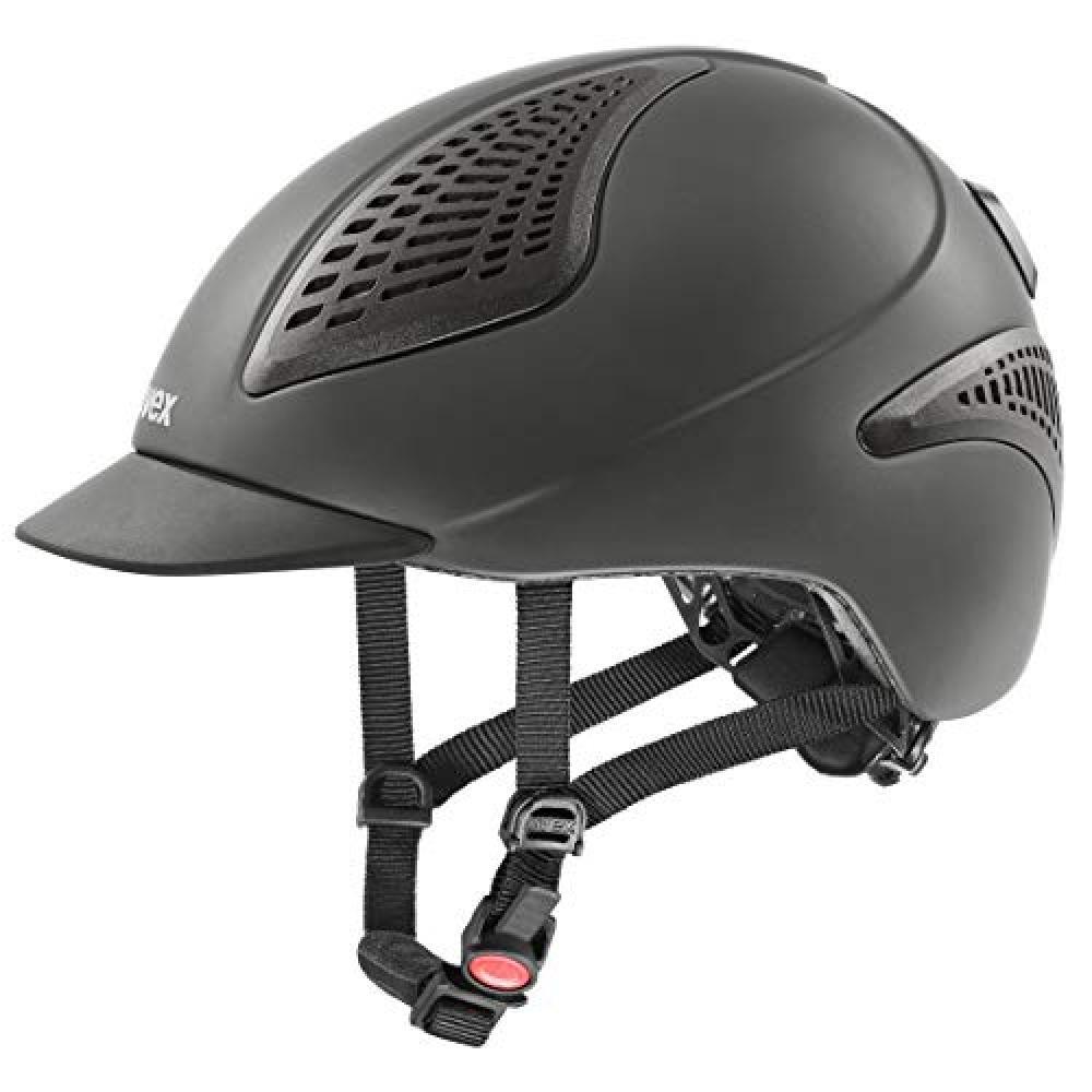 (TG. 59-61 cm) uvex exxential II LED, casco da equitazione leggero unisex, LED i