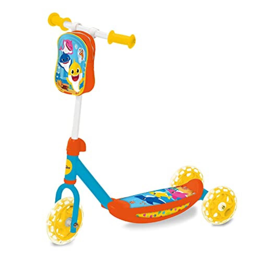 (TG. Regolabile) Mondo Toys - MY FIRST SCOOTER BABY SHARK Monopattino Baby 3 ruo