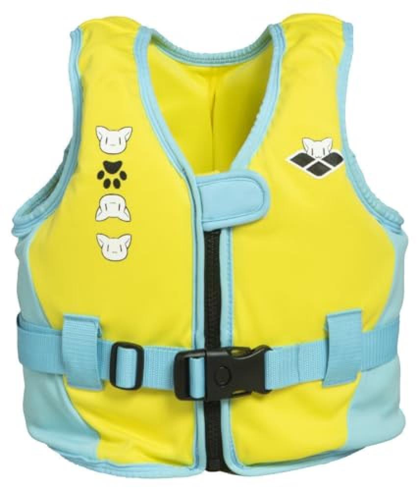 (TG. 2-4Y) Arena Friends Swim Vest, Protection Gear Unisex Bambino, Yellow, 2-4Y