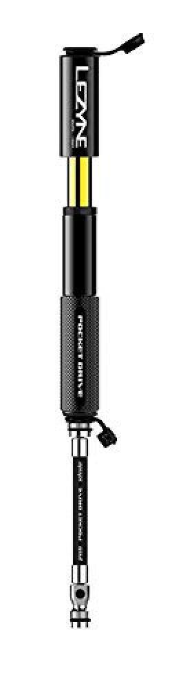 (TG. Misura standard) Lezyne - Pompa a mano per bicicletta, ad alta pressione, c
