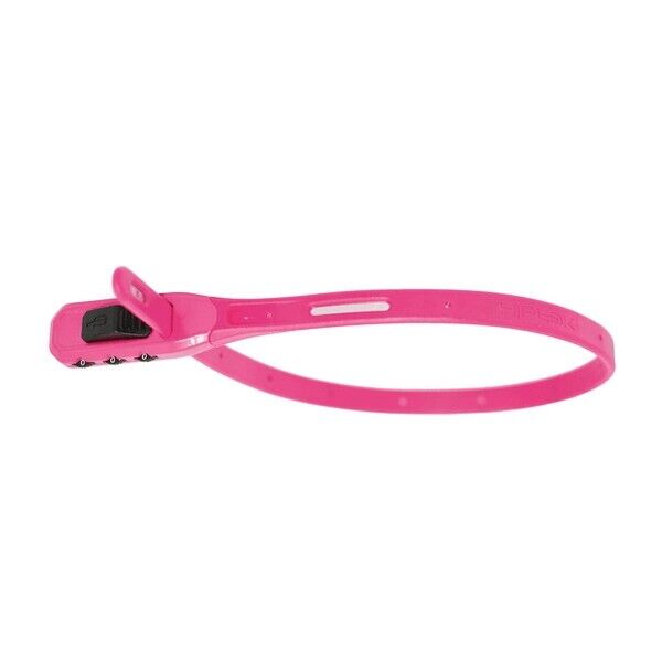 lucchetto a cavo z lok combo con combinazione 50cm rosa Hiplok antifurto