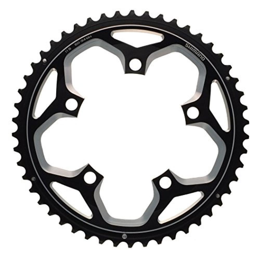 (TG. Taglia unica) SHIMANO 1PR98040 - Piatto 50D Fc-Rs500, Colore: Nero - NUOVO