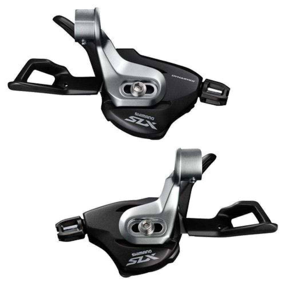Shimano SLX SL-M7000, Leve del Cambio, 2/3x11 Velocit , Nero/Argento - NUOVO