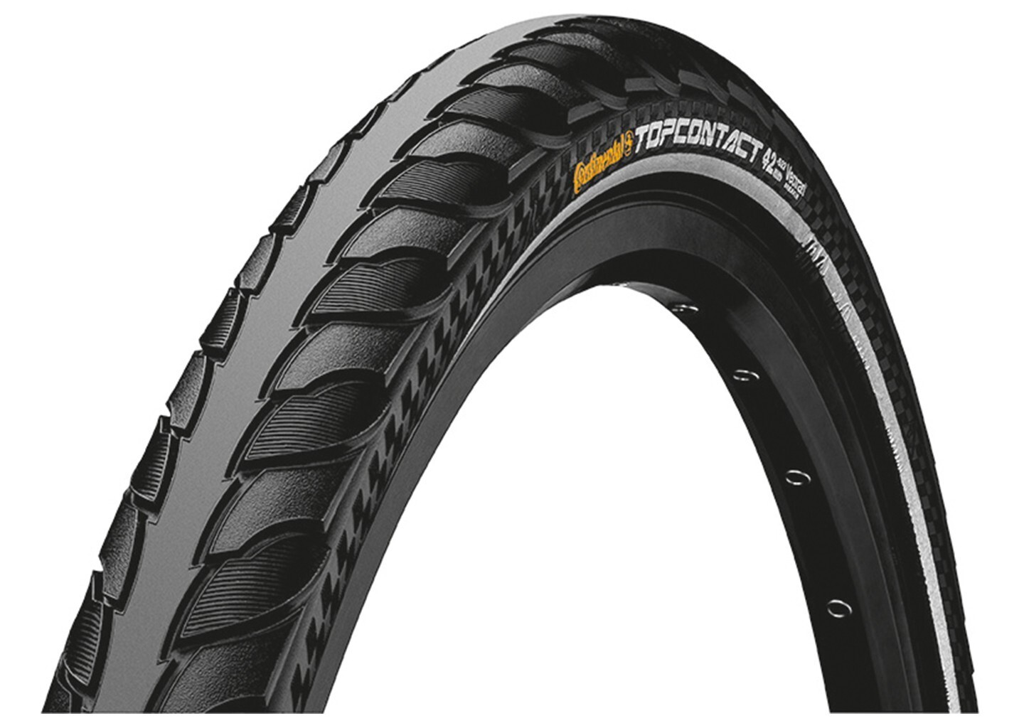 Pneumatico Continental TOP CONTACT II 32-622 (700x32C) pieghevole nero/nero refl