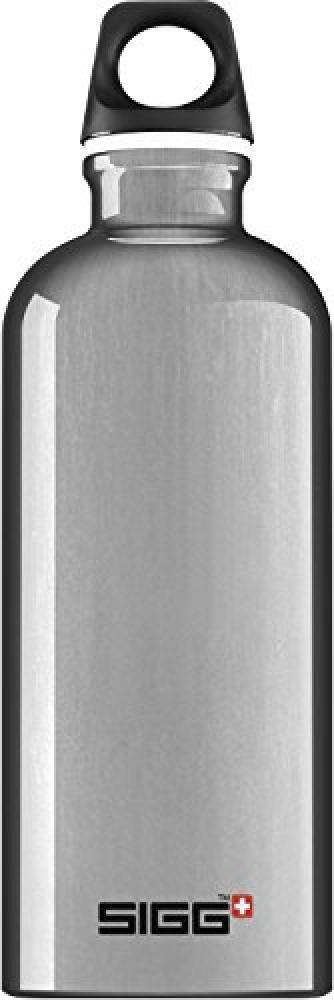 (TG. 0,6l) Sigg Traveller, Borraccia d'Acqua Unisex - Adulto, Grigio/Argento, 0.