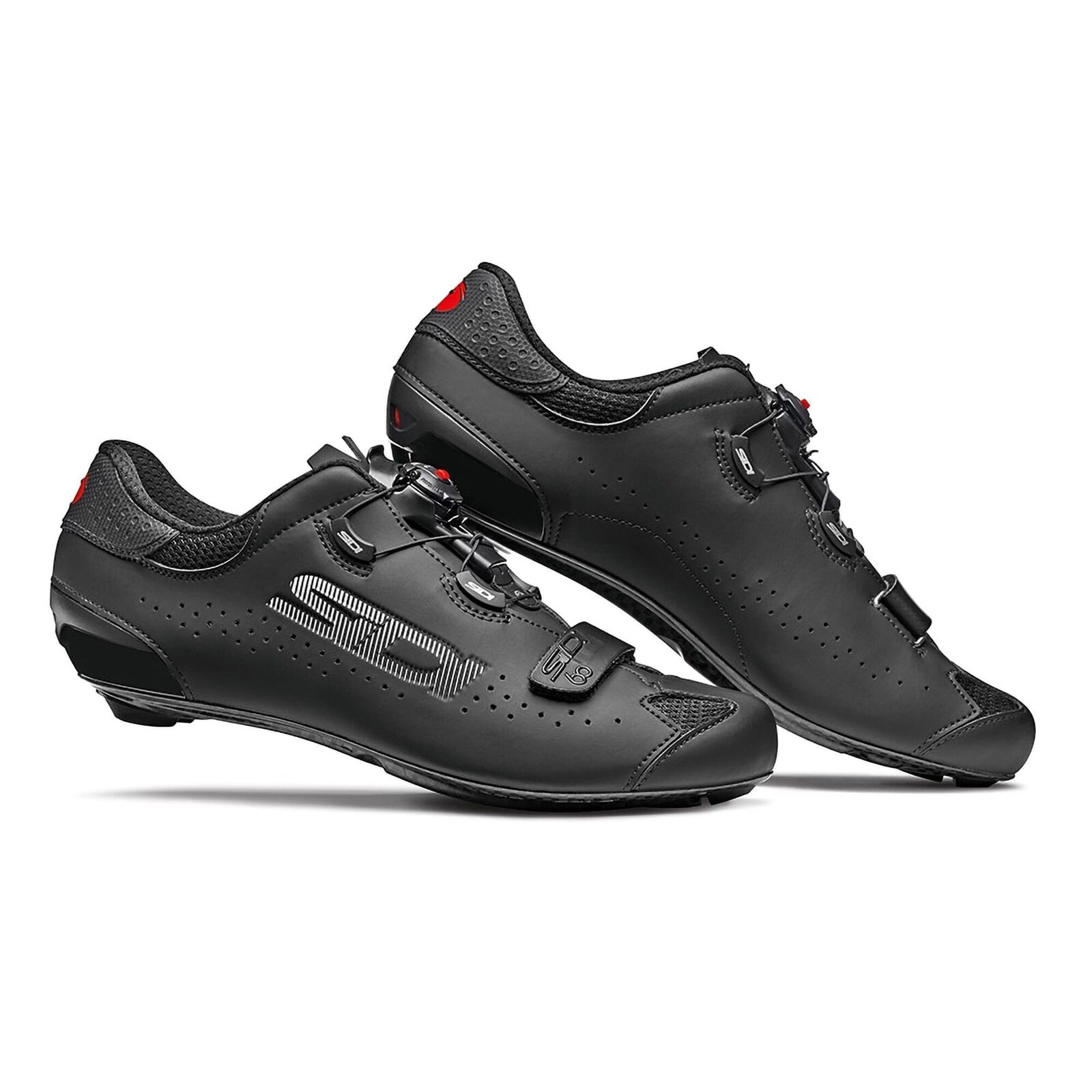 Sidi Sixty Road Shoes - Monochrome 44 Black/Black