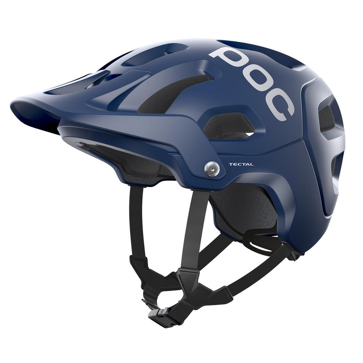 casco mtb enduro tectal lead blue matt blu POC trail all mountain
