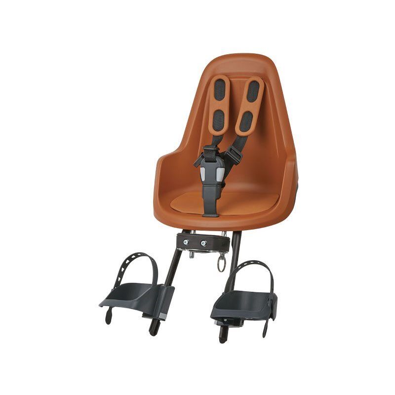seggiolino bicicletta one mini anteriore marrone Bobike bambino