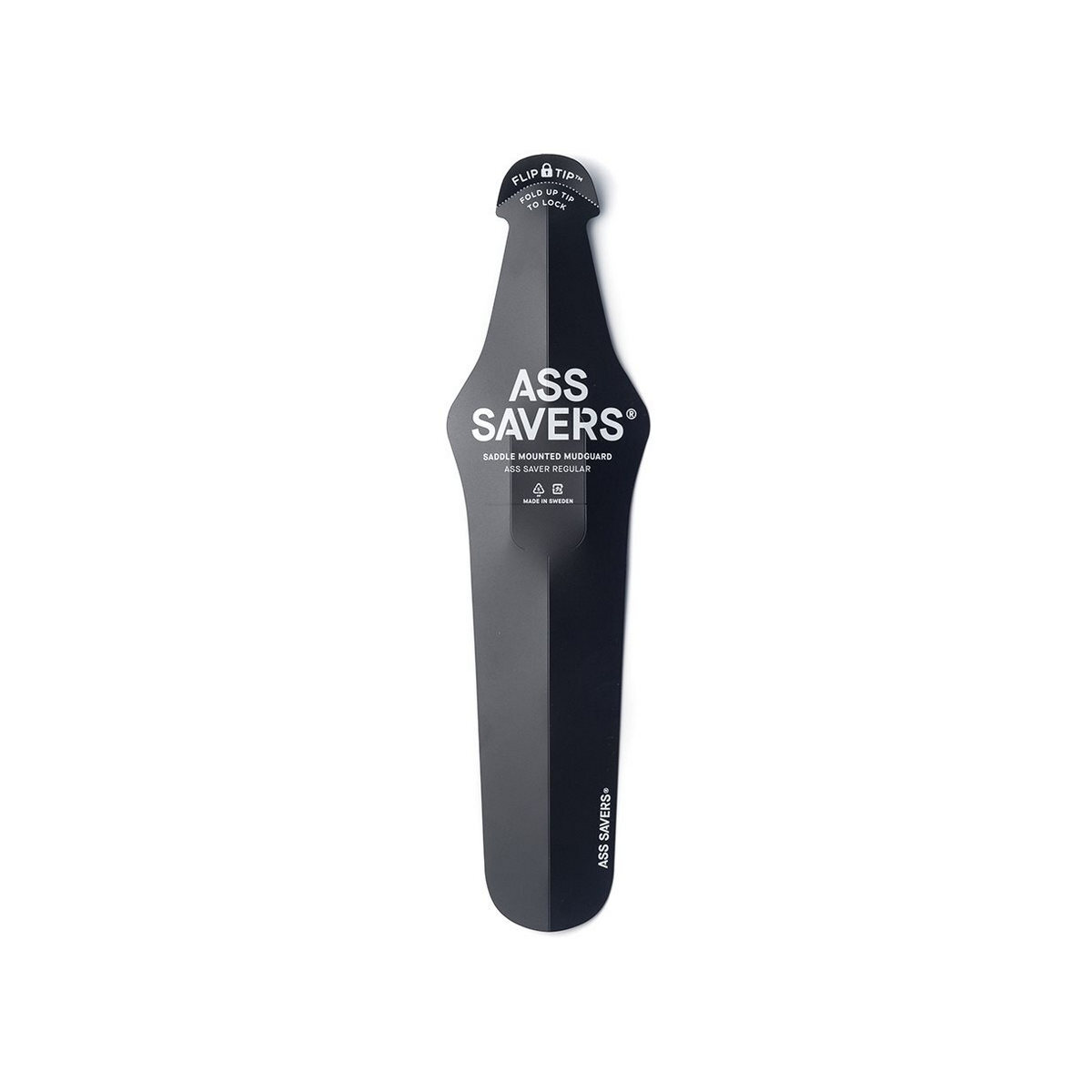 parafango posteriore sottosella regular nero Ass Savers bicicletta