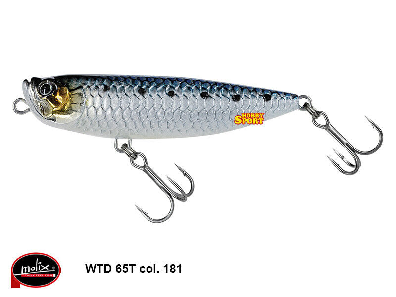 MOLIX WTD 65 FAT RATTLIN TOP WATER 6 GR COL 181 SARDINE MARE LAGO ASPIO