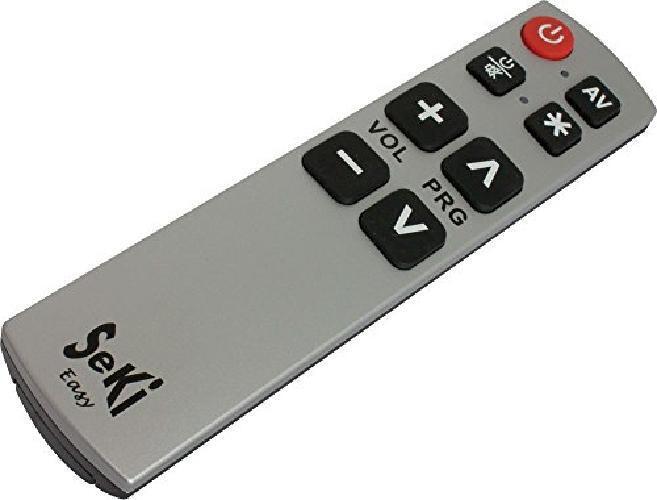 SeKi Easy - Telecomando universale con tasti grandi, per anziani e bambini