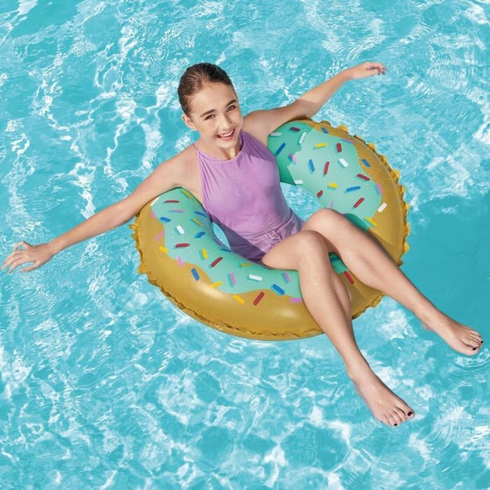 Gonfiabile 91.4cm Dolce Ciambella Gomma Anello Tubo Pneumatico Piscina Float