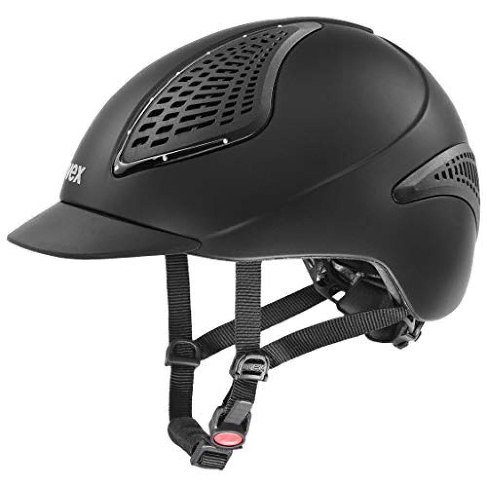 (TG. 55-57 cm) uvex exxential II glamour, casco da equitazione leggero unisex, r