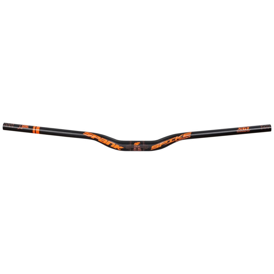 manubrio spike 800 vibrocore xgt 31,8mm x 800mm rise 30mm nero/arancio SPANK bic