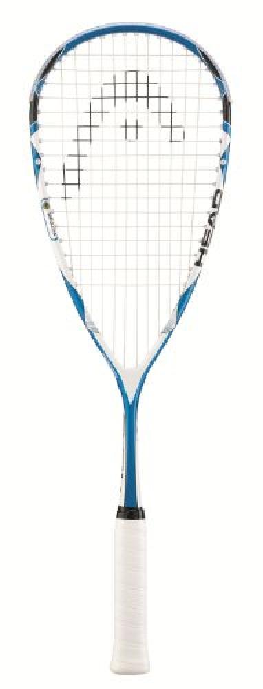 (TG. 100) Head Microgel 125, Racchetta per Squash, Misura 100, Colore: Blu/Bianc