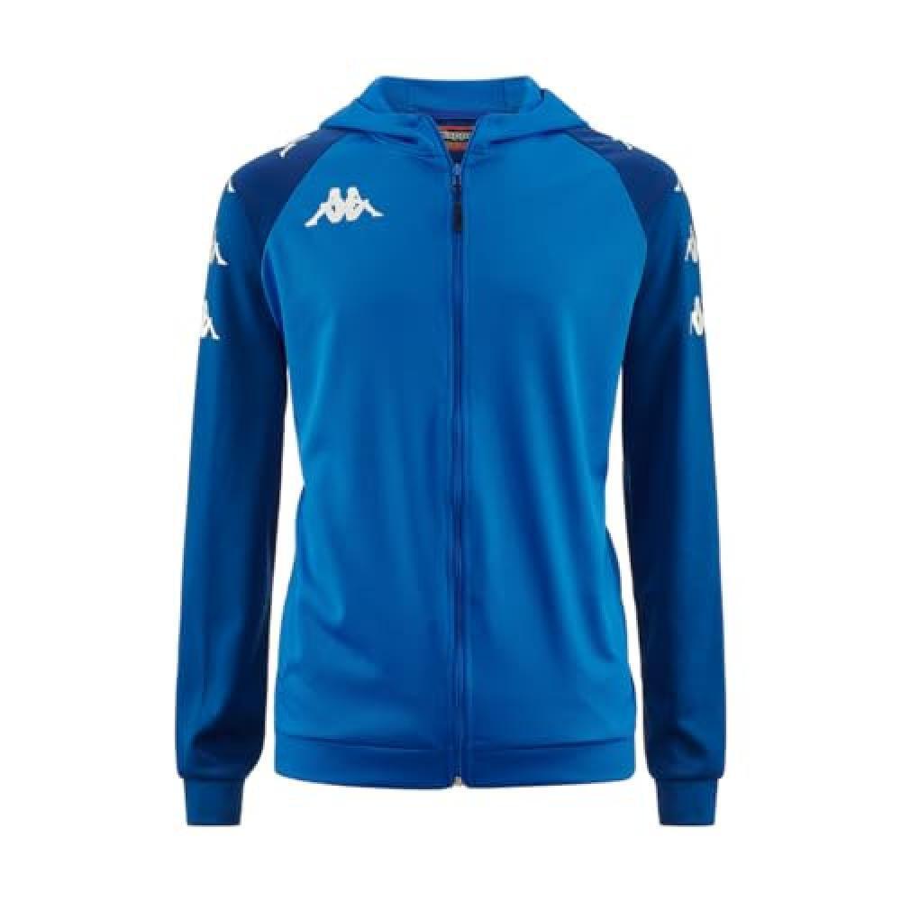 (TG. 6 anni) Kappa Tortona, Giacca da Ragazzi, Unisex, Blu, 6 Anni - NUOVO
