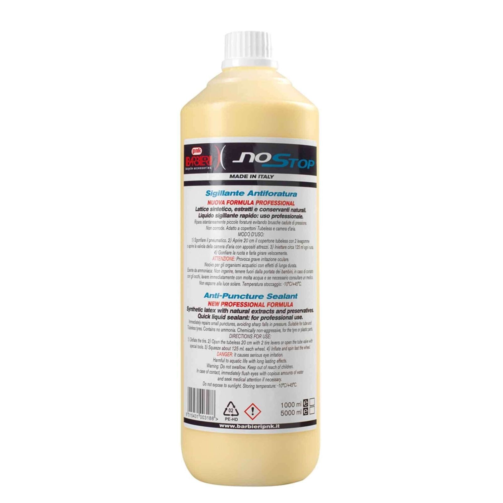 Lattice sigillante tubeless Barbieri antiforatura 1000 ml PROFESSIONAL