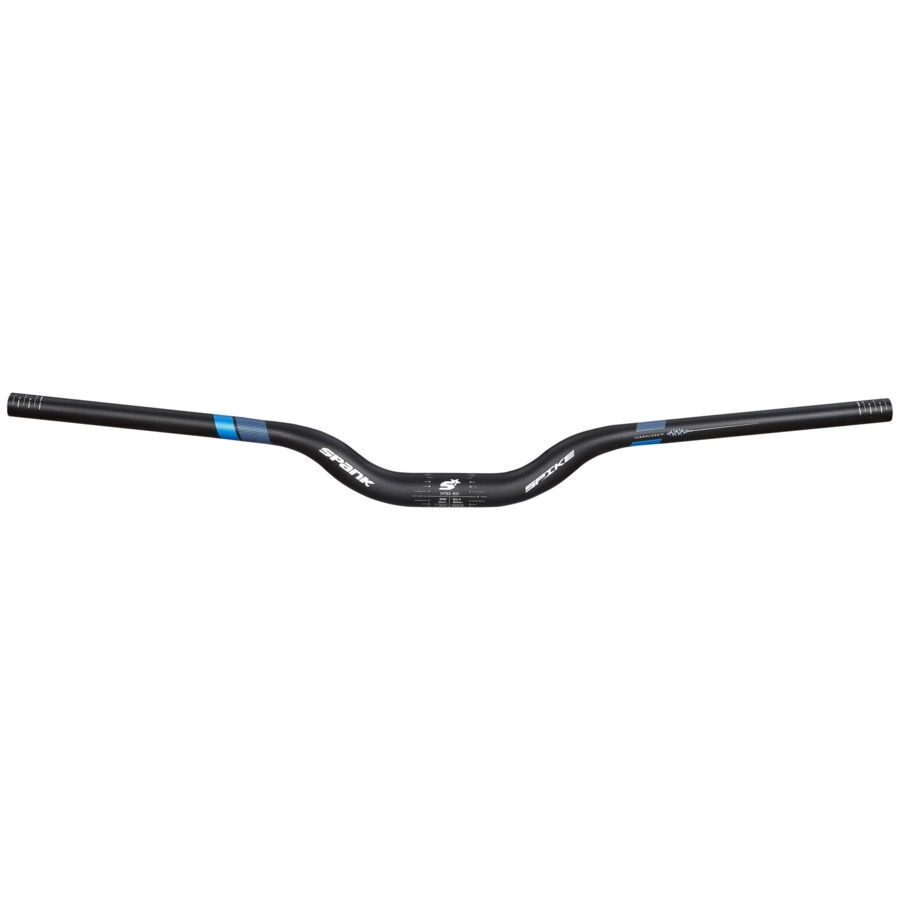manubrio spike 800 vibrocore xgt 31,8mm x 800mm rise 50mm nero/blu SPANK bici mo