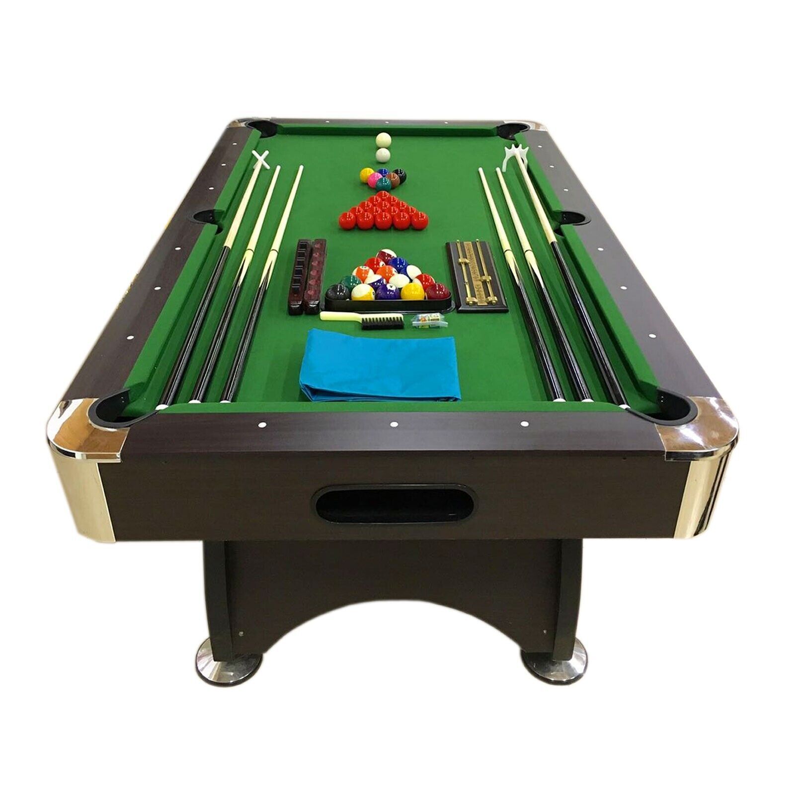 TAVOLO DA BILIARDO 7FT GREEN SEASON + ACCESSORI PER CARAMBOLA - SNOOKER
