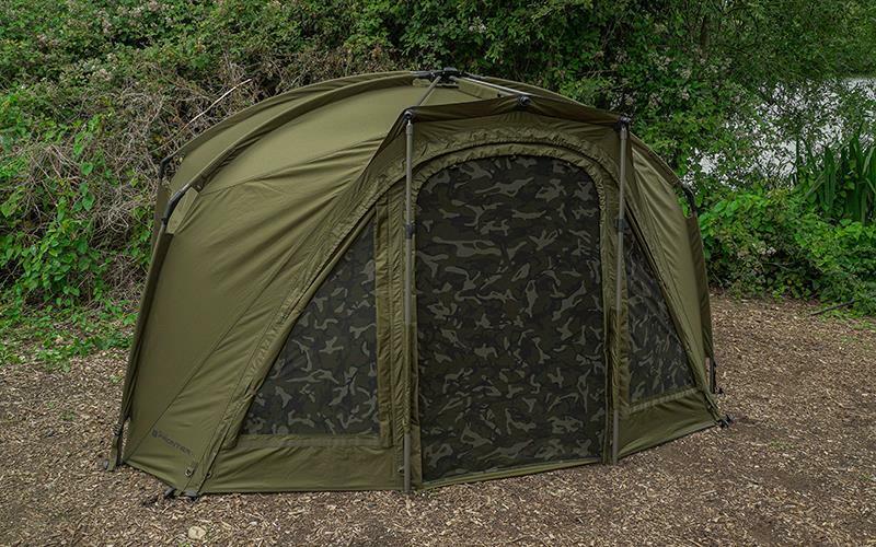 Fox Frontier X Mimetico Mozzy Rete / Carpa Pesca Bivacco Anteriore Pannello