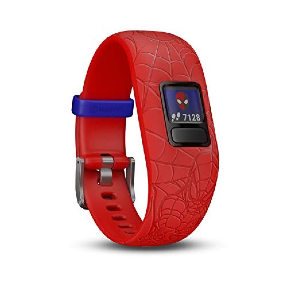 (TG. 6+ anni) Garmin Vivofit Jr2 Marvel Spider-Man, 6+ anni, Rosso - NUOVO