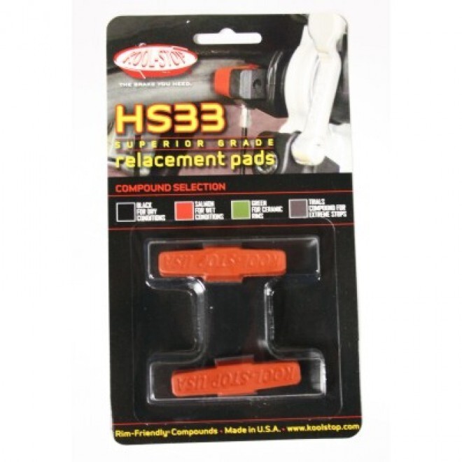 Pattini freno Kool Stop Magura HS33 color salmone RE595KS