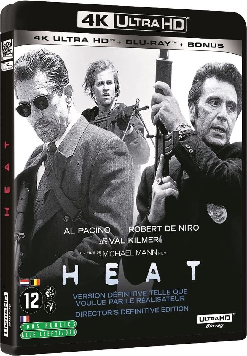 Heat 4K UHD (4K UHD Blu-ray) De Niro Robert Pacino Al Kilmer Val