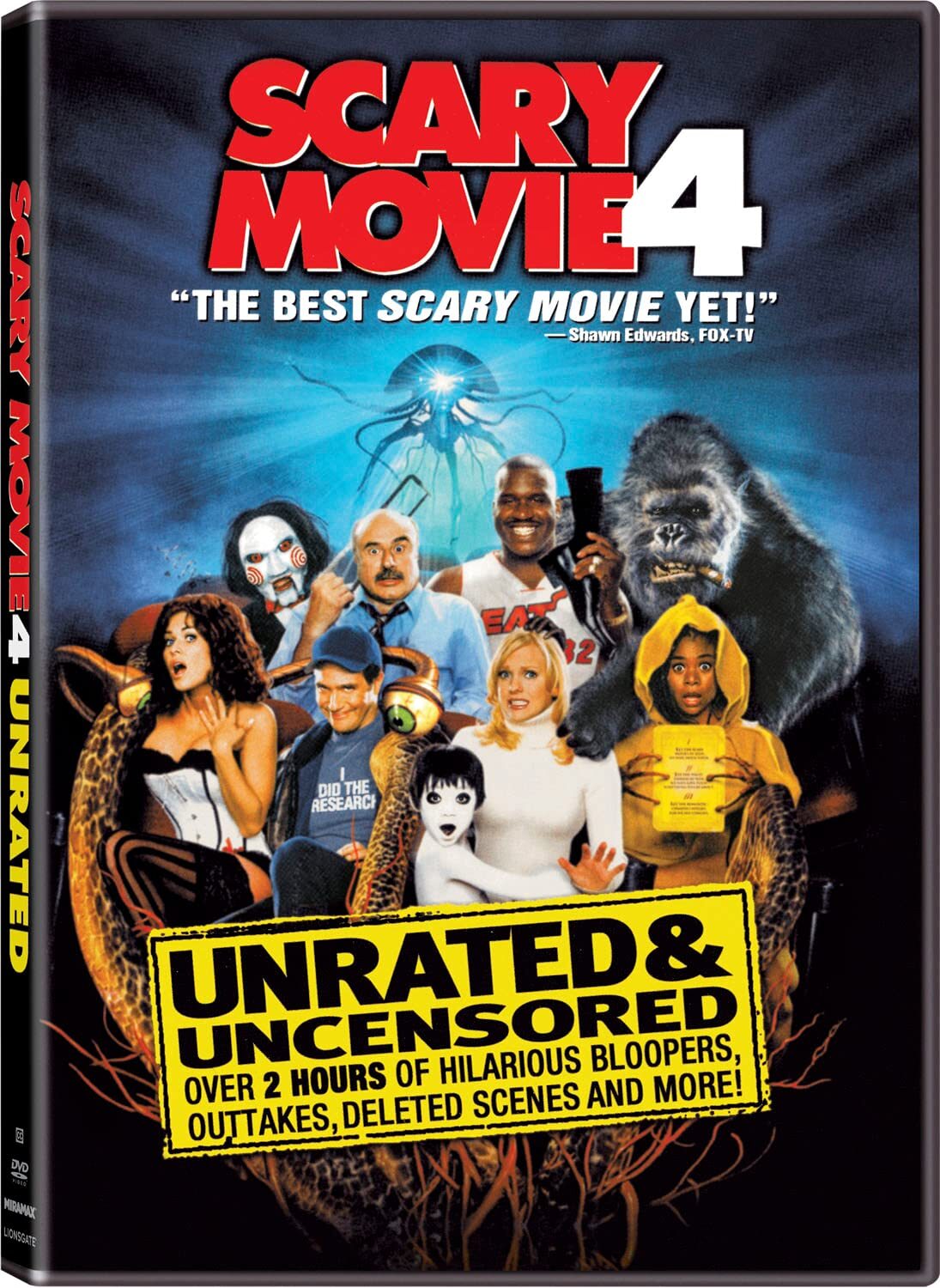 Scary Movie 4 (Unrated Full Screen Edition) (DVD) Conchita Campbell Anna Faris