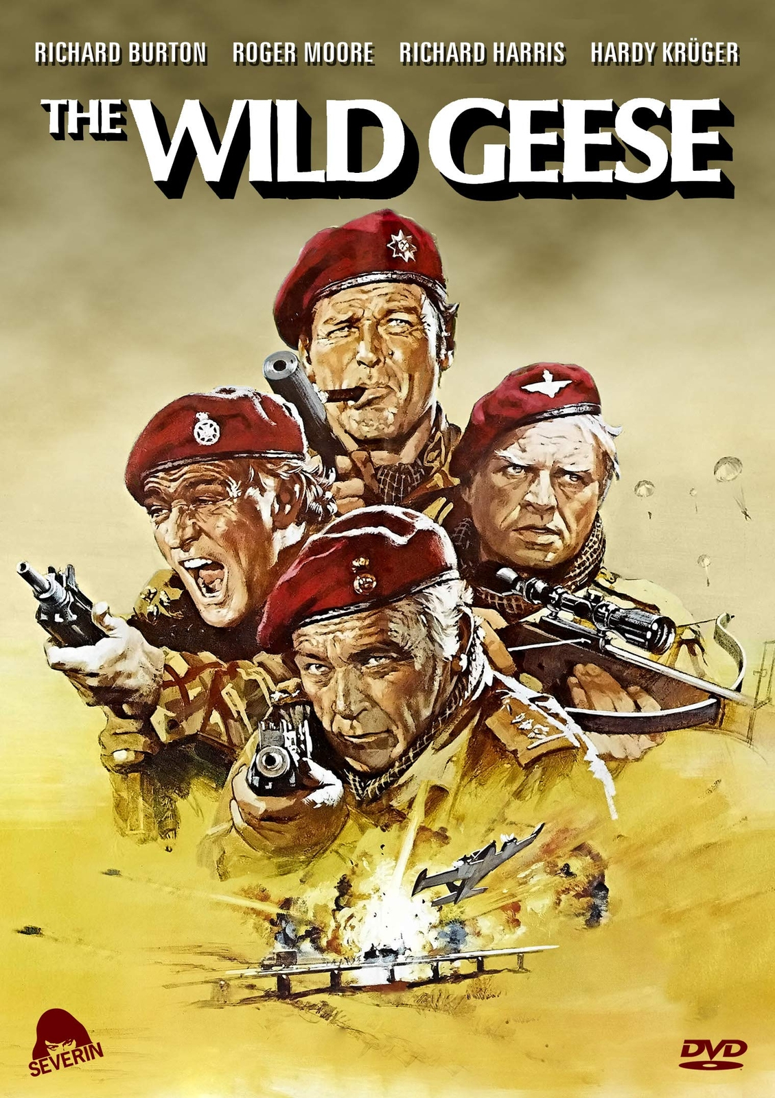 The Wild Geese (DVD) Richard Burton Roger Moore Richard Harris