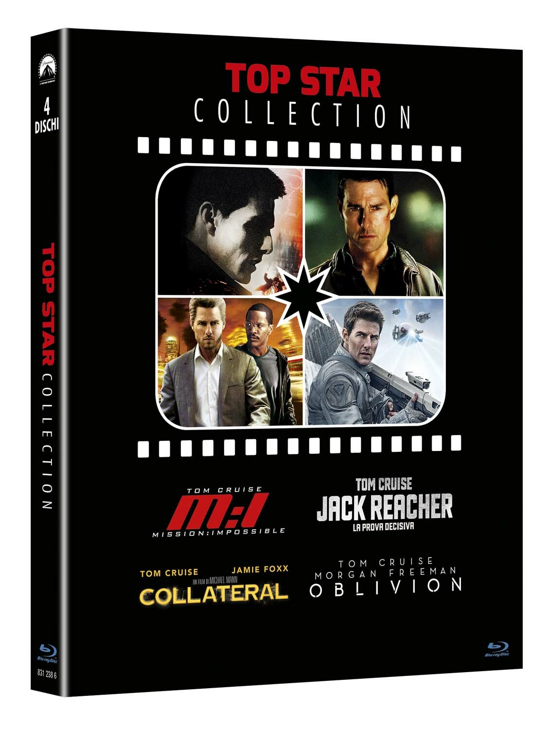 TOM CRUISE COLLECTION  4 BLU-RAY  MISSION IMPOSSIBLE -