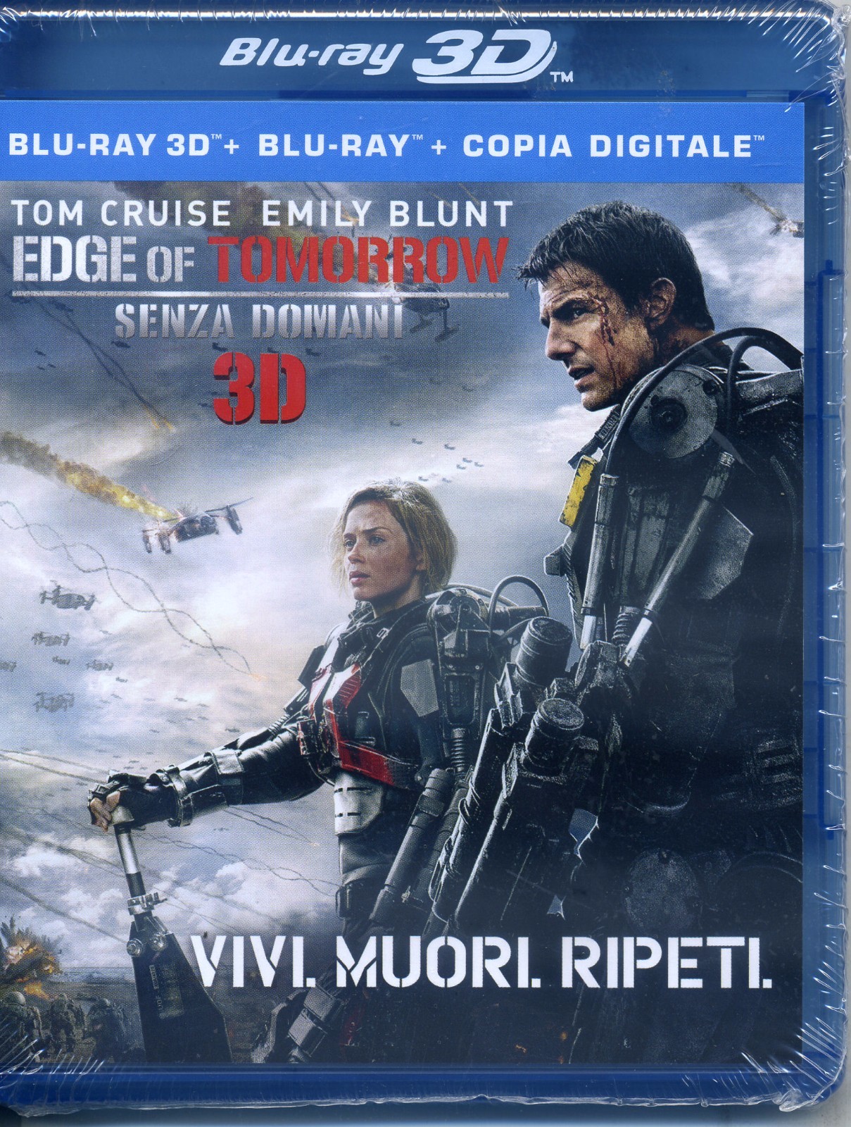 EDGE OF TOMORROW - SENZA DOMANI  3D - BLU-RAY NUOVO