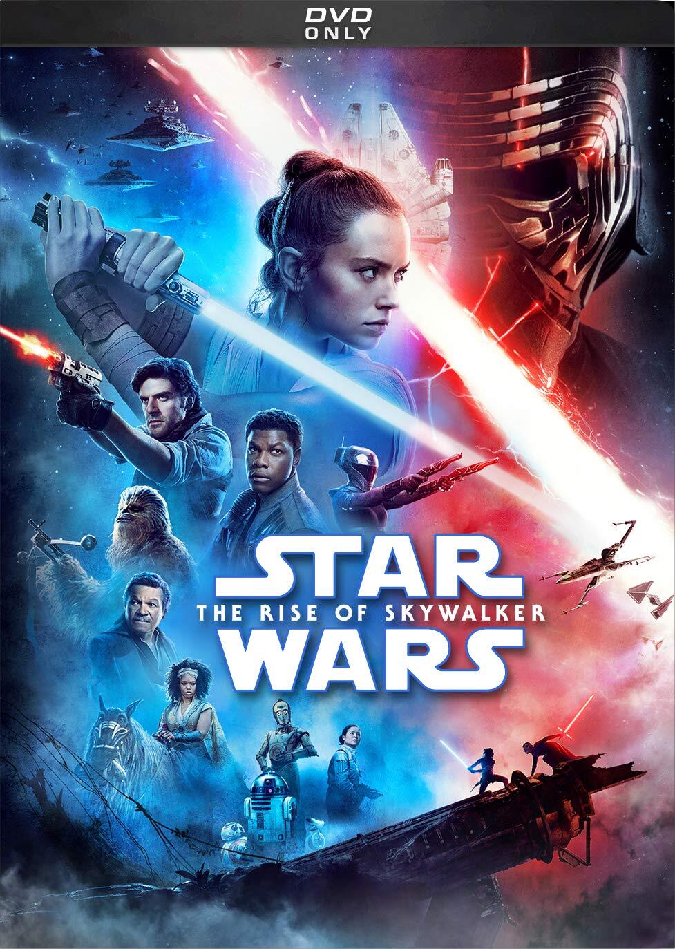 STAR WARS: THE RISE OF SKYWALKER (DVD) Carrie Fisher Mark Hamill Adam Driver