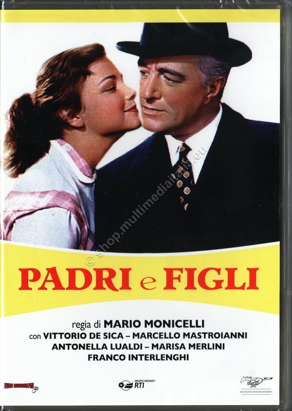 PADRI E FIGLI (1957 di Mario Monicelli) Vittorio De Sica DVD NUOVO