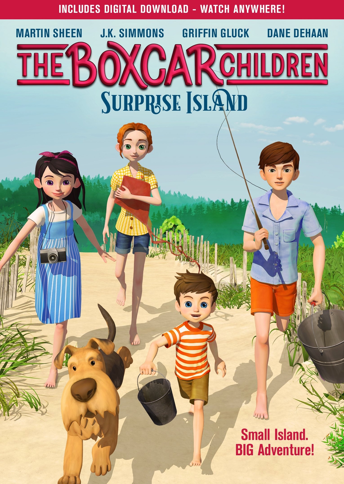 The Boxcar Children: Surprise Island (DVD) Martin Sheen J.K. Simmons Dane DeHaan