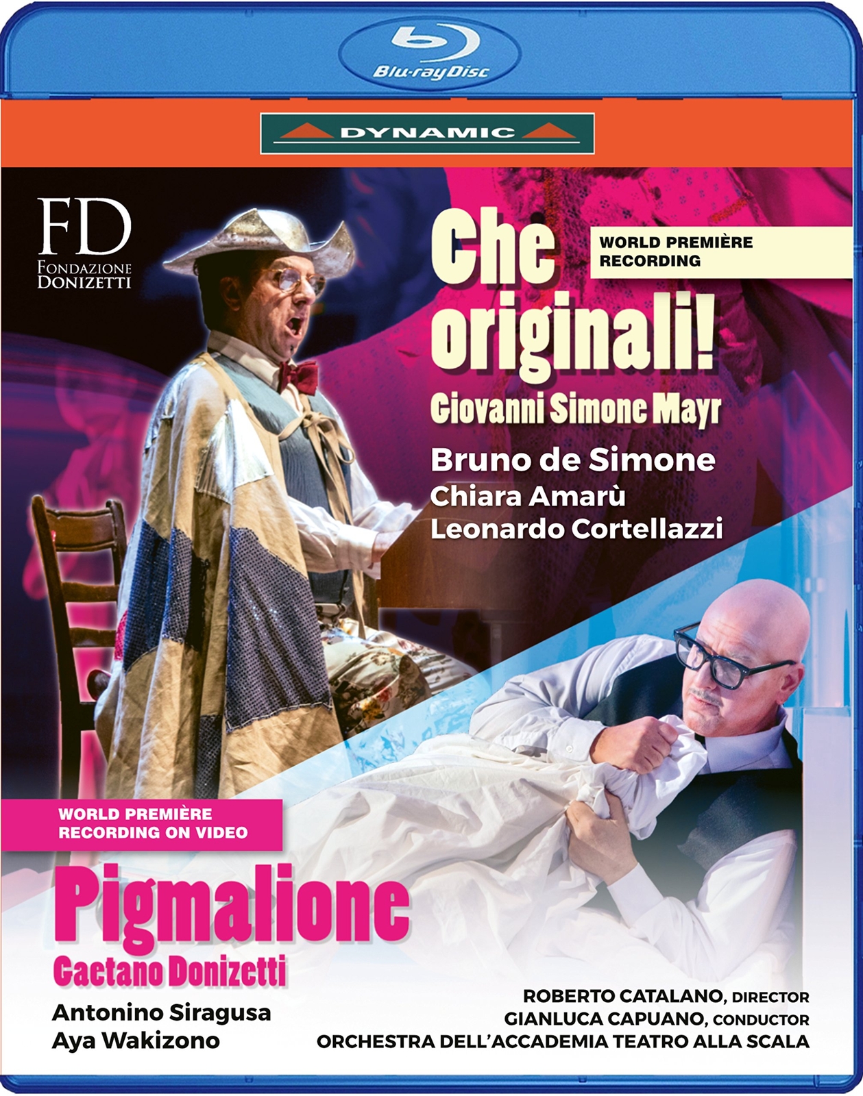 Donizetti: Pigmalione; Mayr: Che originali (Blu-ray) Various
