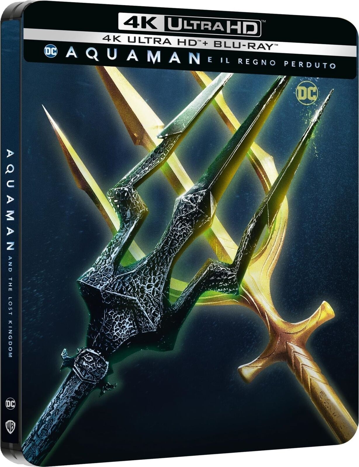 Blu-Ray 4K Uhd Aquaman E Il Regno Perduto (Steelbook 3) (4K Ultra Hd+Blu-Ray)