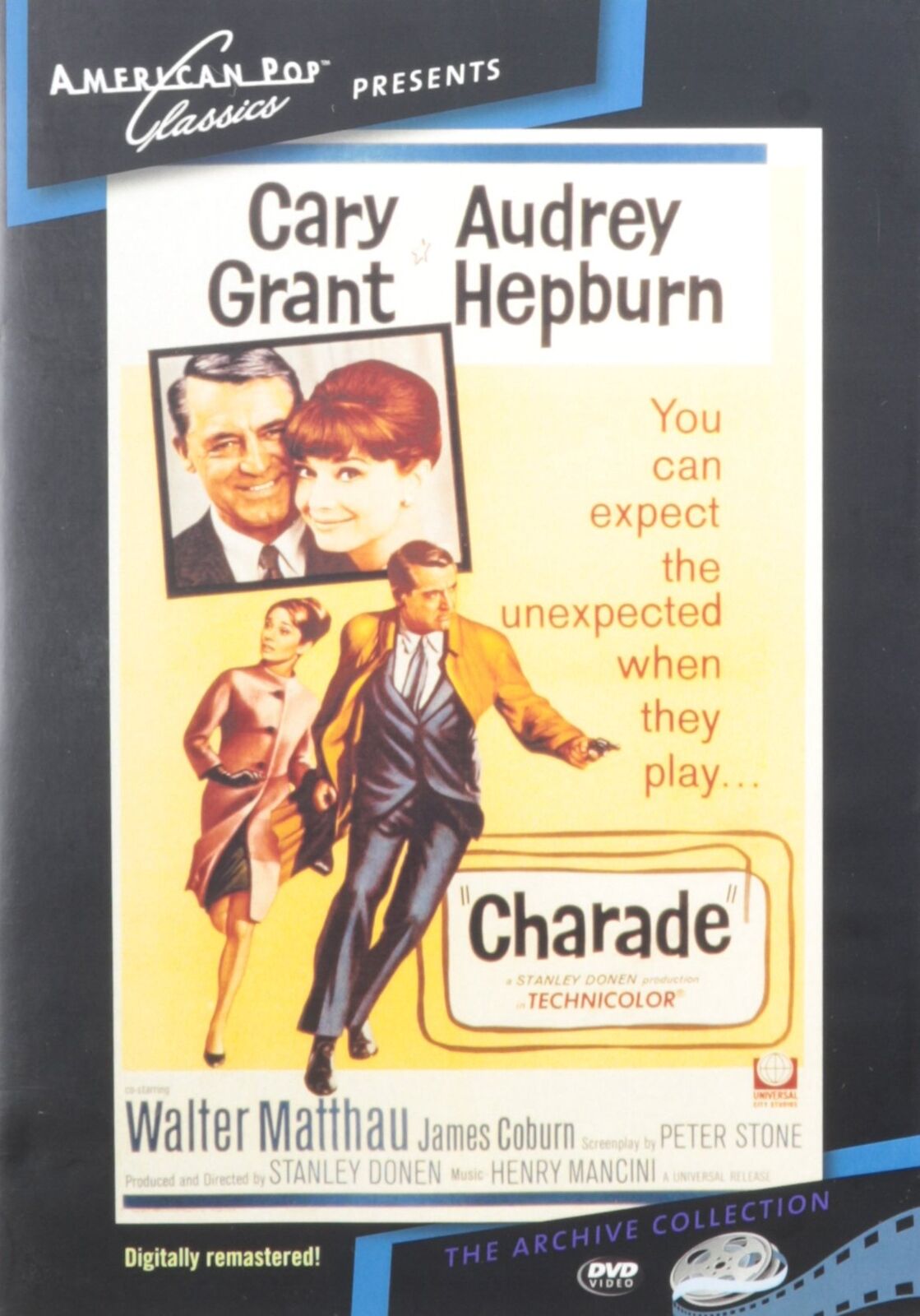 Charade (DVD) Audrey Hepburn Cary Grant Walter Matthau