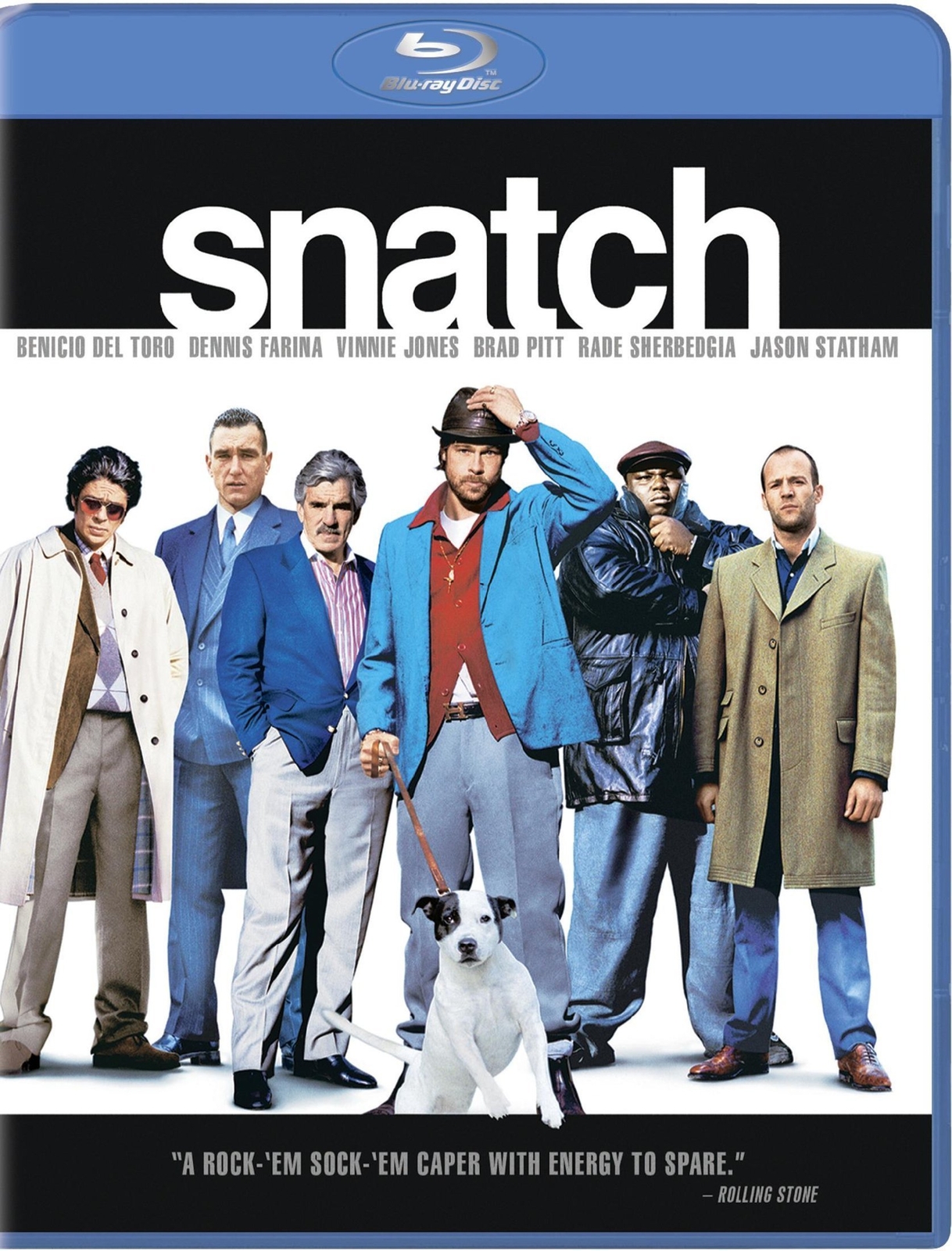 Snatch (Blu-ray) Benicio Del Toro Dennis Farina Vinnie Jones Brad Pitt