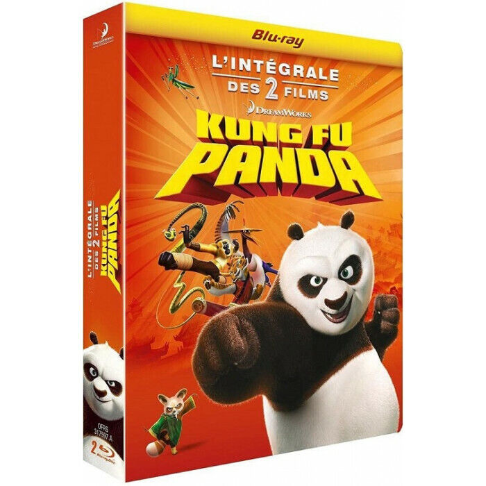 Kung Fu Panda 1 + 2 Cofanetto Blu-Ray Nuova