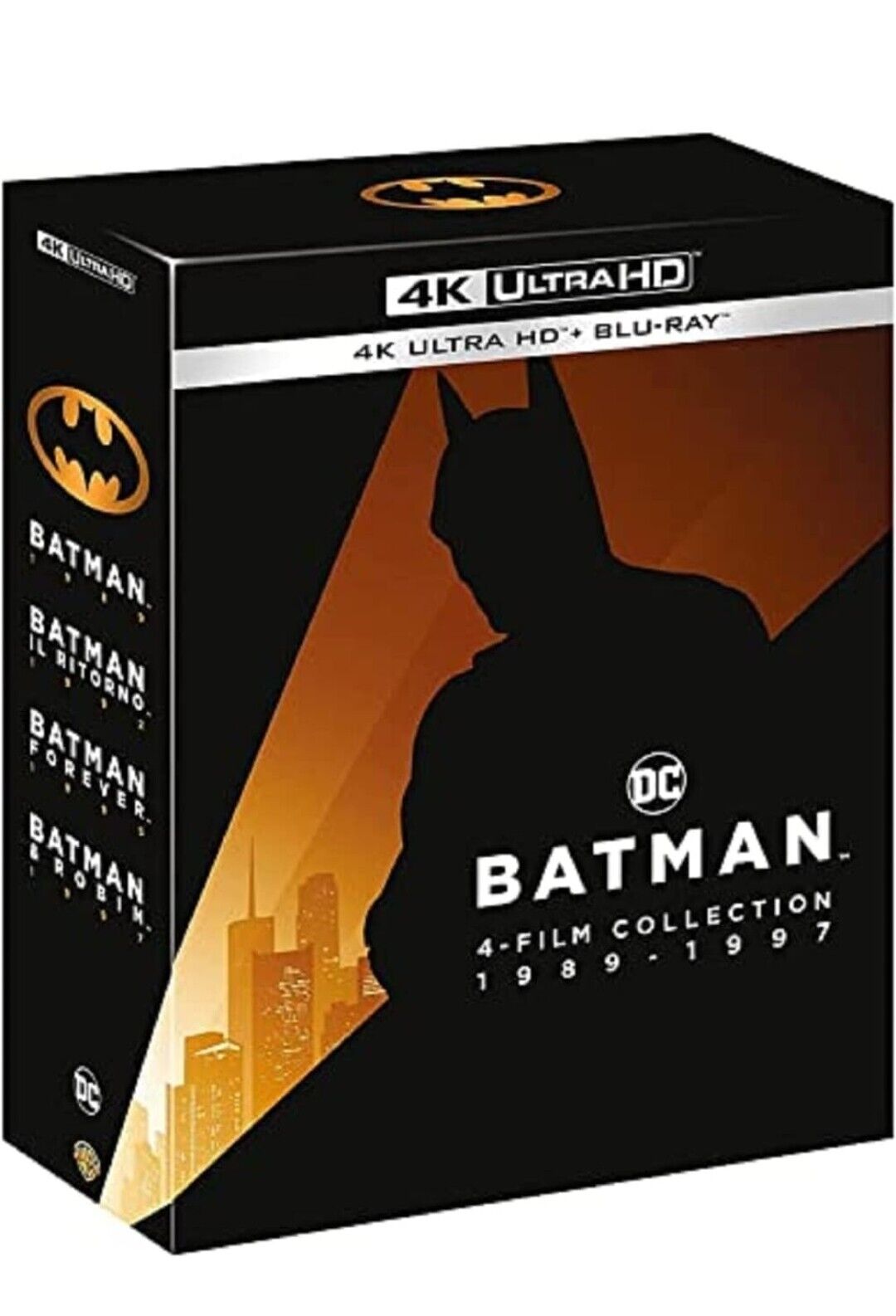 BATMAN ANTHOLOGY 1989-1997  4 DVD  Cofanetto Blu Ray 4k