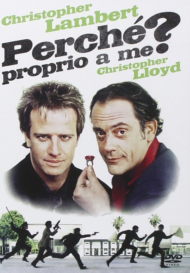 Dvd PERCHE' PROPRIO A ME? Christopher Lambert Christopher Lloyd nuovo sigillato