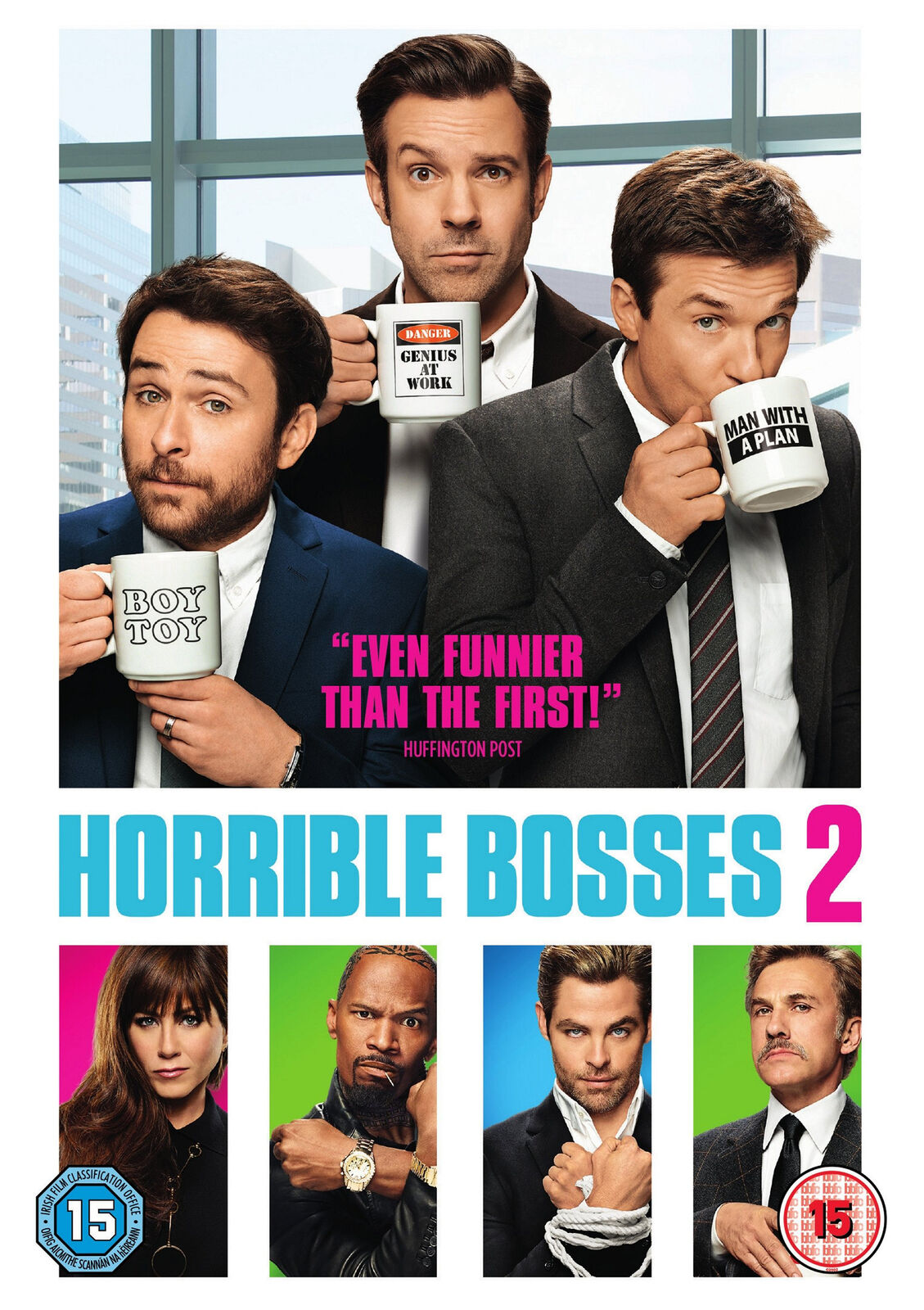 Horrible Bosses 2 (DVD) Charlie Day Chris Pine Christoph Waltz Jamie Foxx