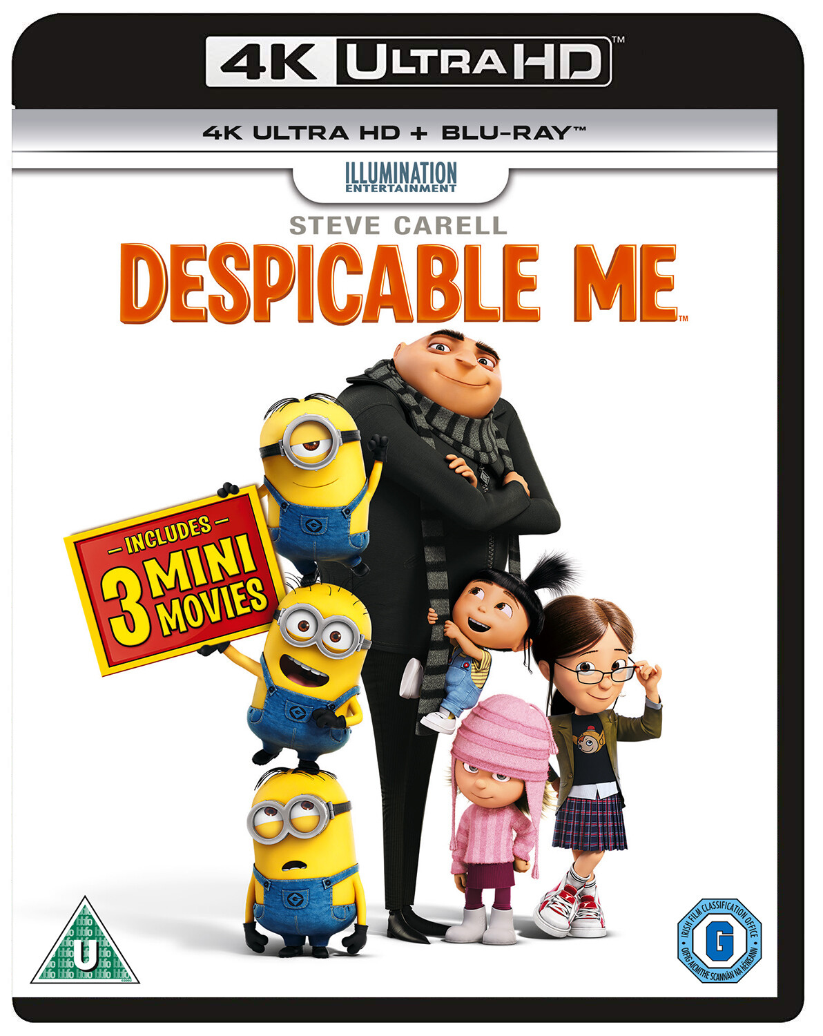 Despicable Me (4K UHD Blu-ray) Steve Carell Jason Segel Russell Brand